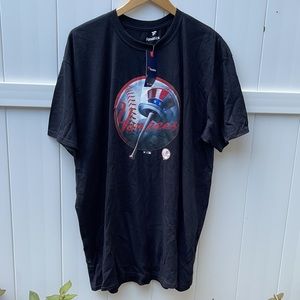 NWT Black Yankee Tee